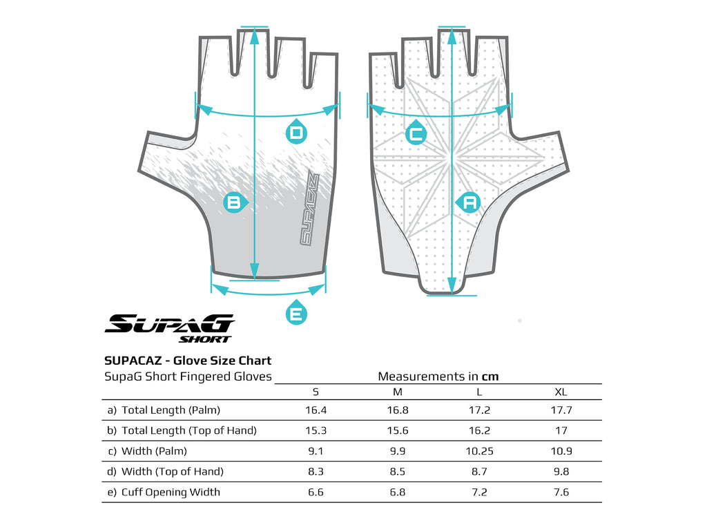 Guantes SUPACAZ SupaG Clarino – Negro